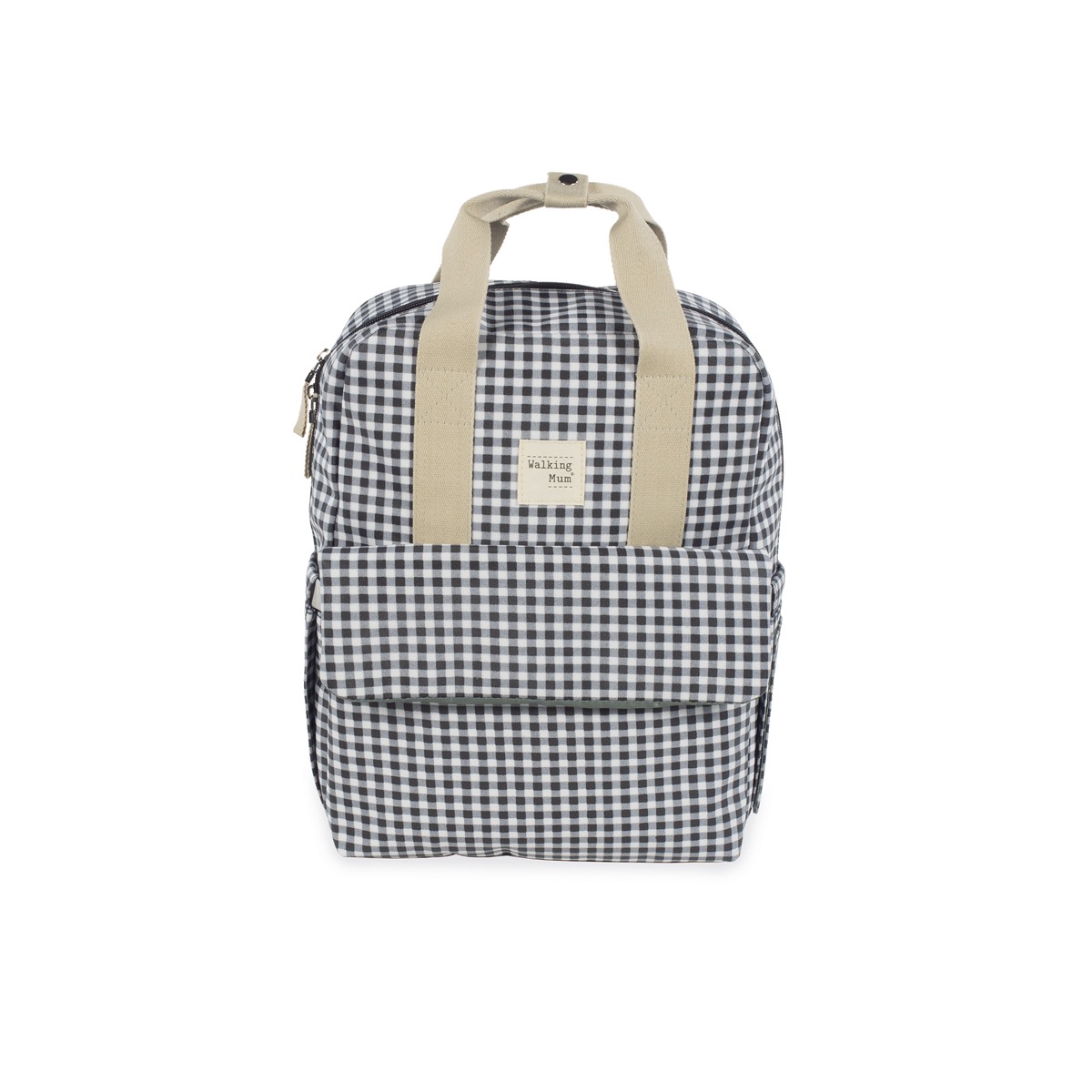 MOCHILA I LOVE VICHY NEGRO WALKING MUM