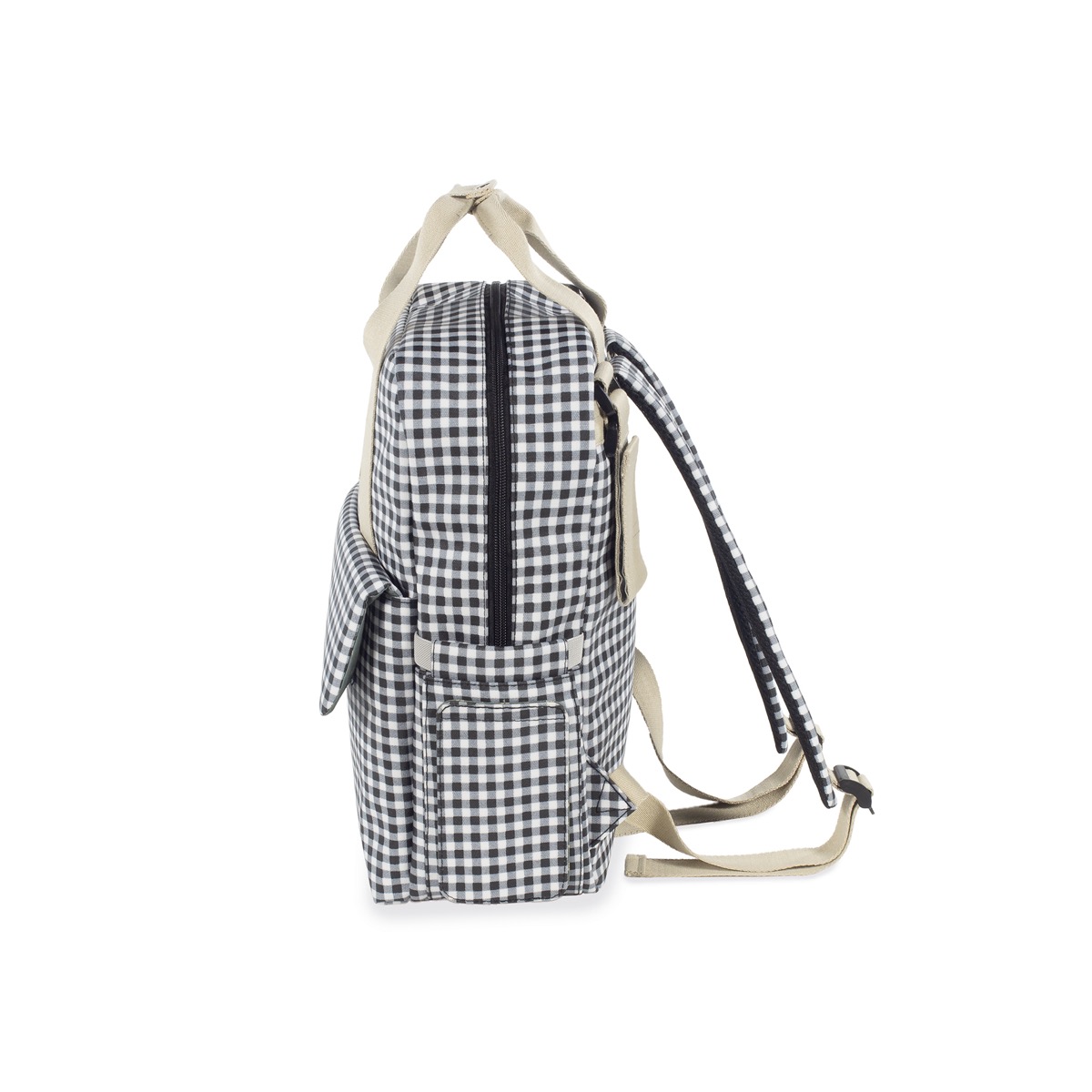 MOCHILA I LOVE VICHY NEGRO WALKING MUM - Imagen 6